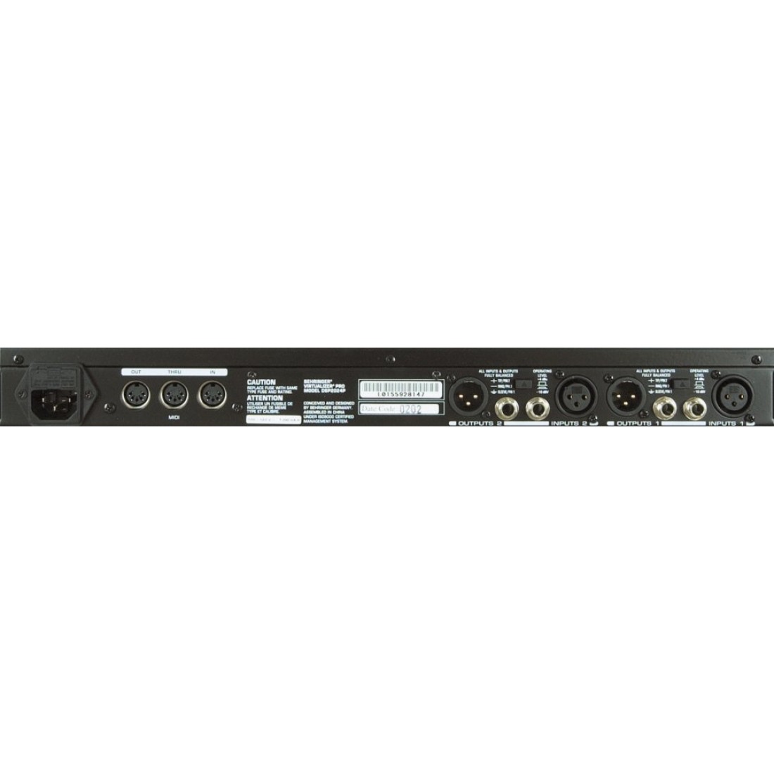Behringer Virtualizer Pro Dsp2024P HighPerformance