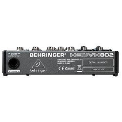 Behringer Xenyx 802 Premium 8-Input 2-Bus Mixer with Xenyx Mic Behringer Xenyx 802 Premium 8-Input 2-Bus Mixer with Xenyx Mic