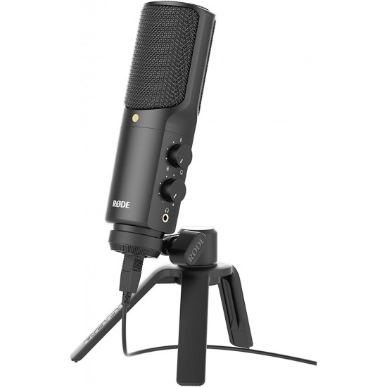 Rode NT-USB Versatile Studio-Quality USB Cardioid Condenser Microphone, Black