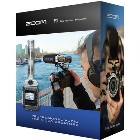 Zoom F1-SP Field Recorder & Shotgun Microphone Bundle with Deadcat Windscreen & 32GB Micro SDHC Card